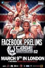 Watch Cage Warriors 52 Facebook Preliminary Fights Myflixer